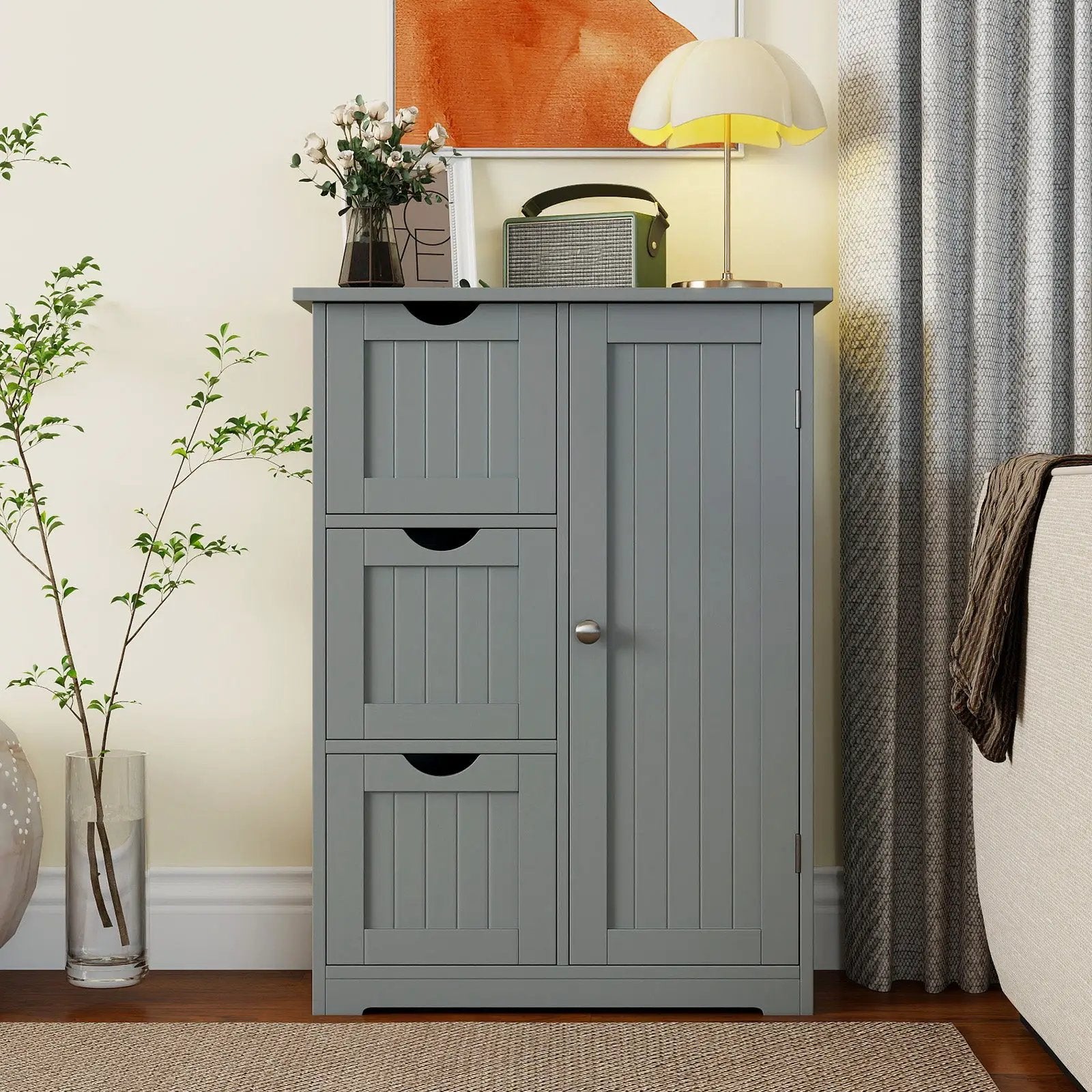 9-Drawer Fabric Dresser with Wooden Top for Bedroom by DirectDeals
