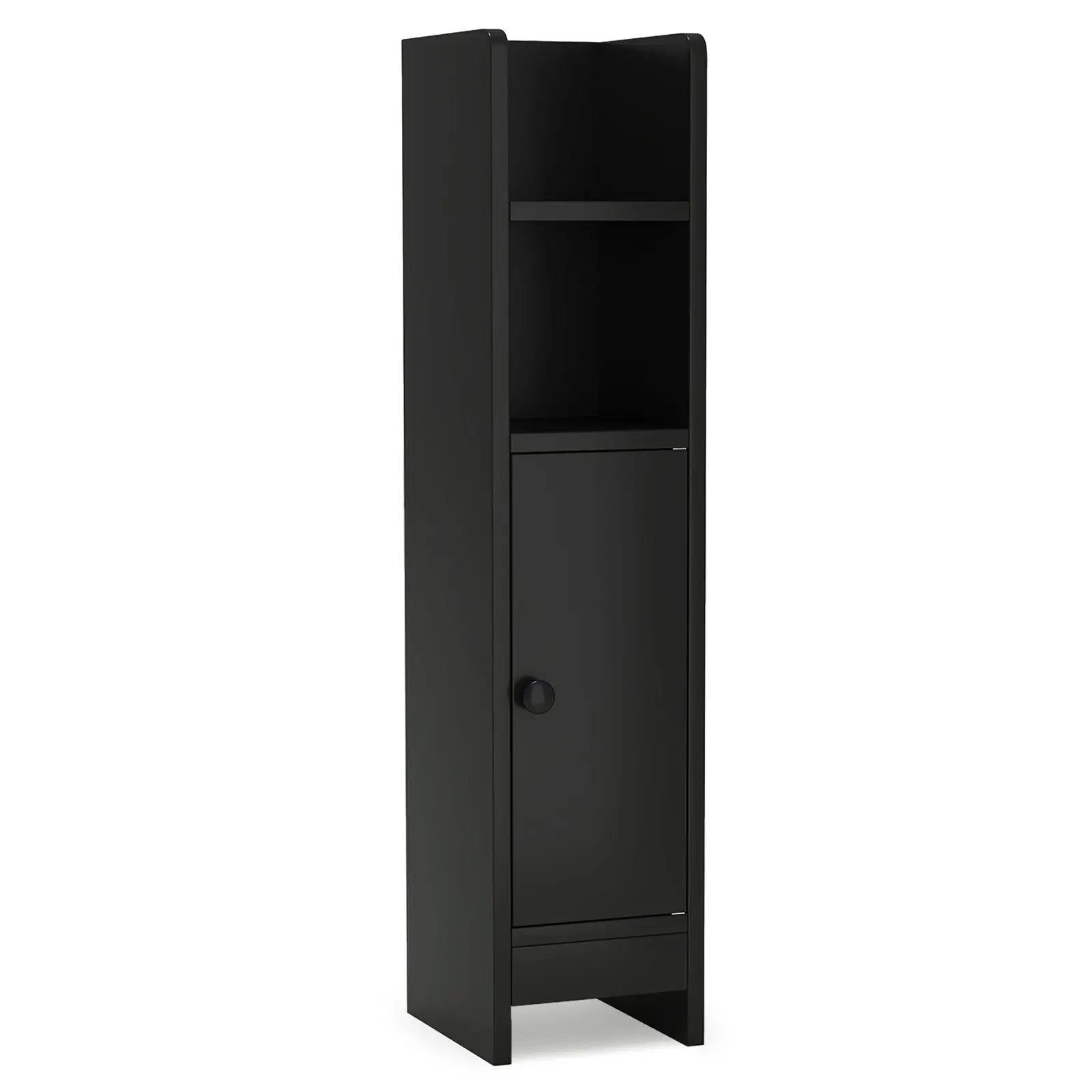 Bathroom Slim Cabinet Corner with Door and Adjustable Shelf by DirectDeals