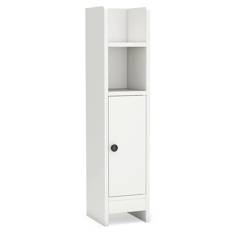 Bathroom Slim Cabinet Corner with Door and Adjustable Shelf by DirectDeals