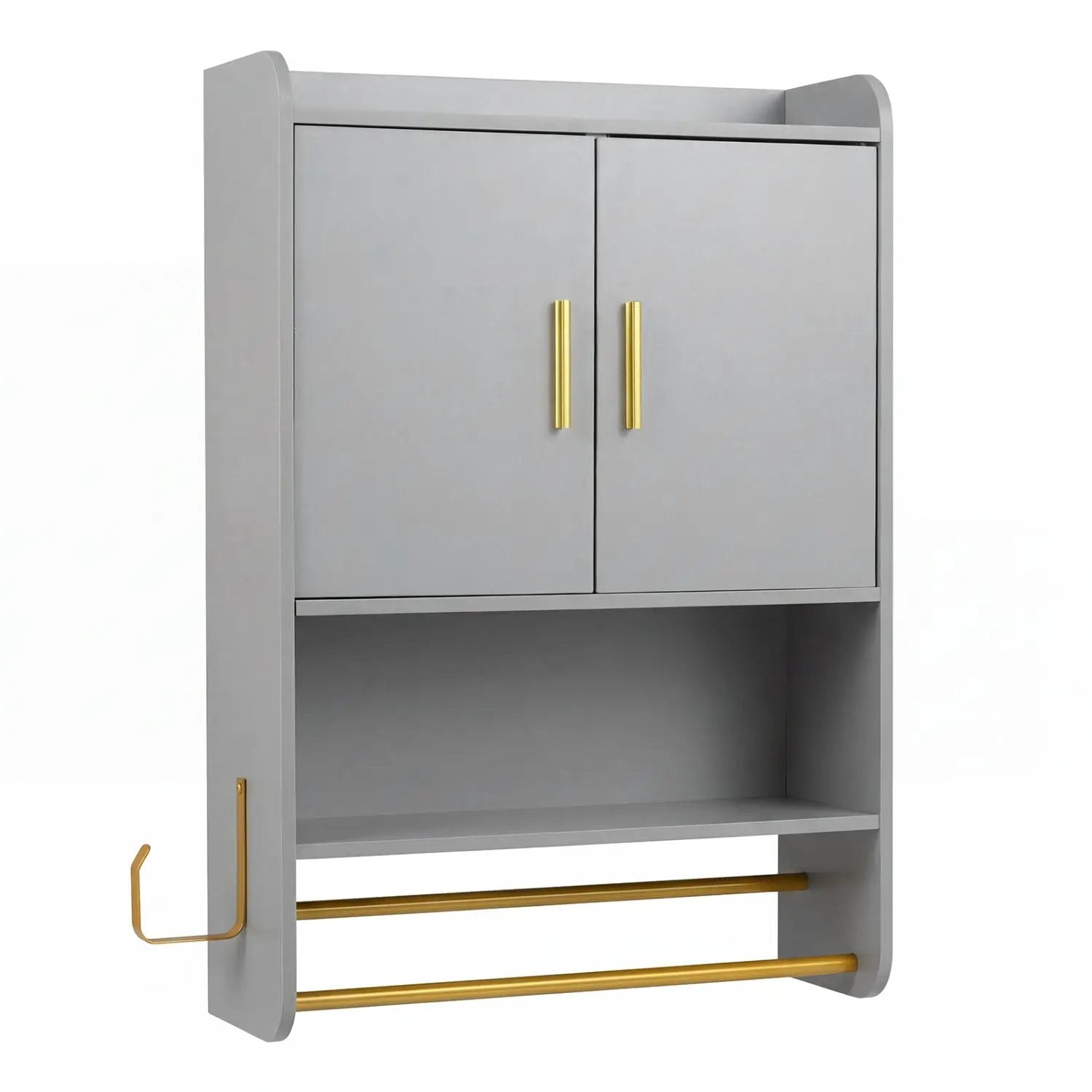 Bathroom Wall Cabinet Wall Mounted Medicine Cabinet with Towel Bars by DirectDeals