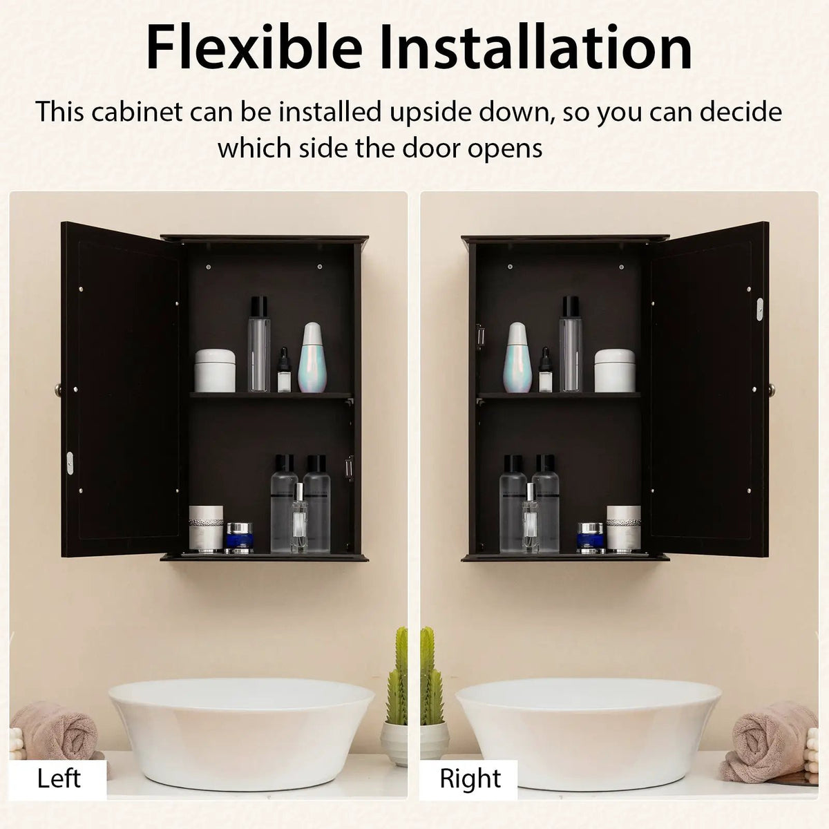 Bathroom Wall Cabinet with Single Mirror Door by DirectDeals