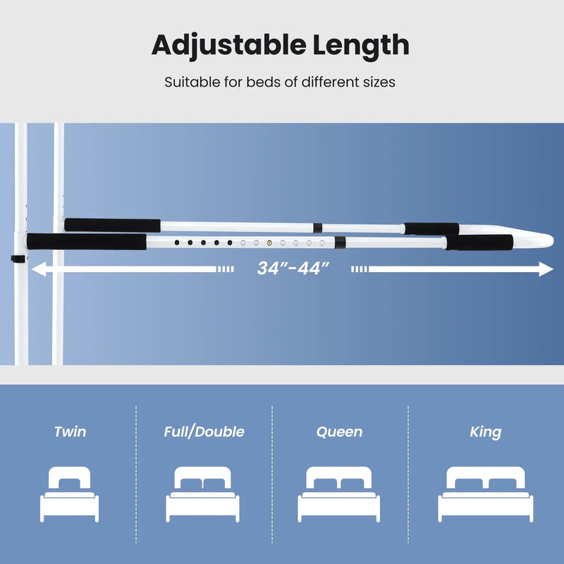 Bed Assist Rail Adjustable Fall Prevention by DirectDeals