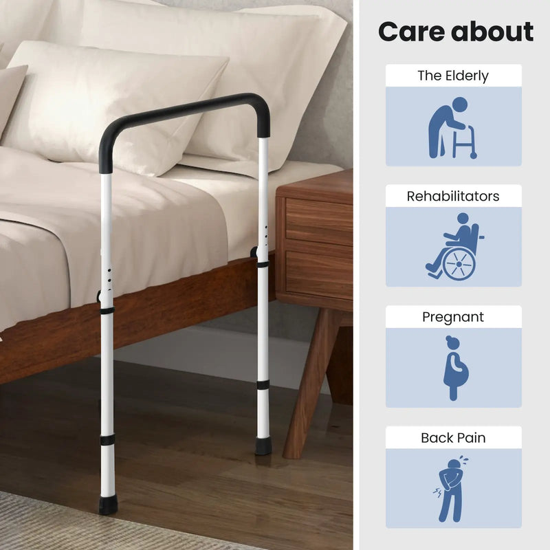 Bed Assist Rail Adjustable Fall Prevention by DirectDeals