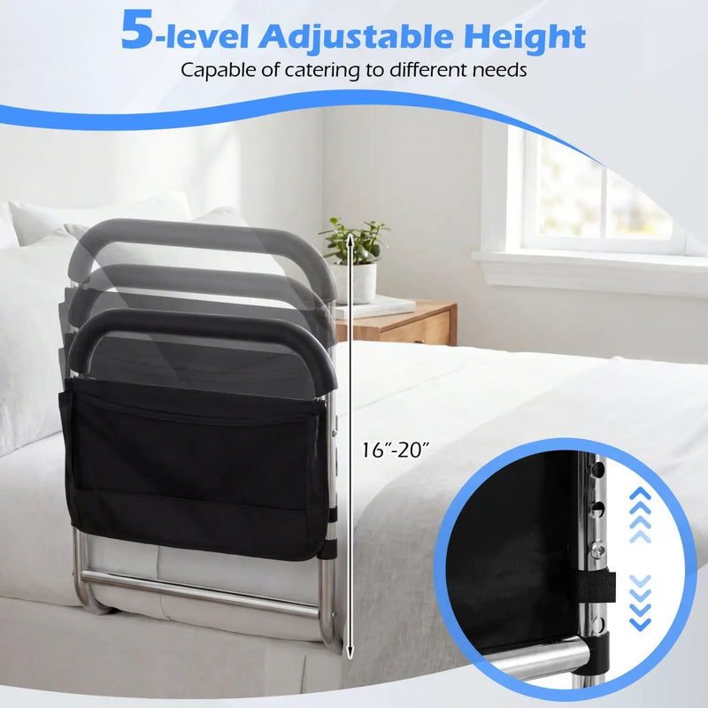 Bed Rails for Elderly Adults and Height Adjustable Bed Assist Safety Railings by DirectDeals