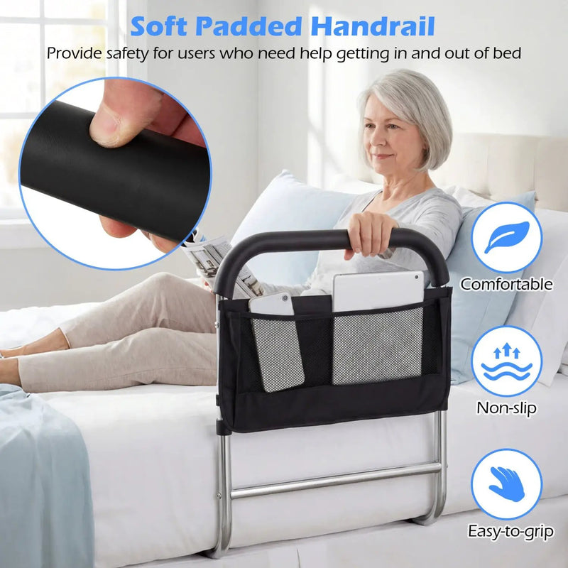 Bed Rails for Elderly Adults and Height Adjustable Bed Assist Safety Railings by DirectDeals