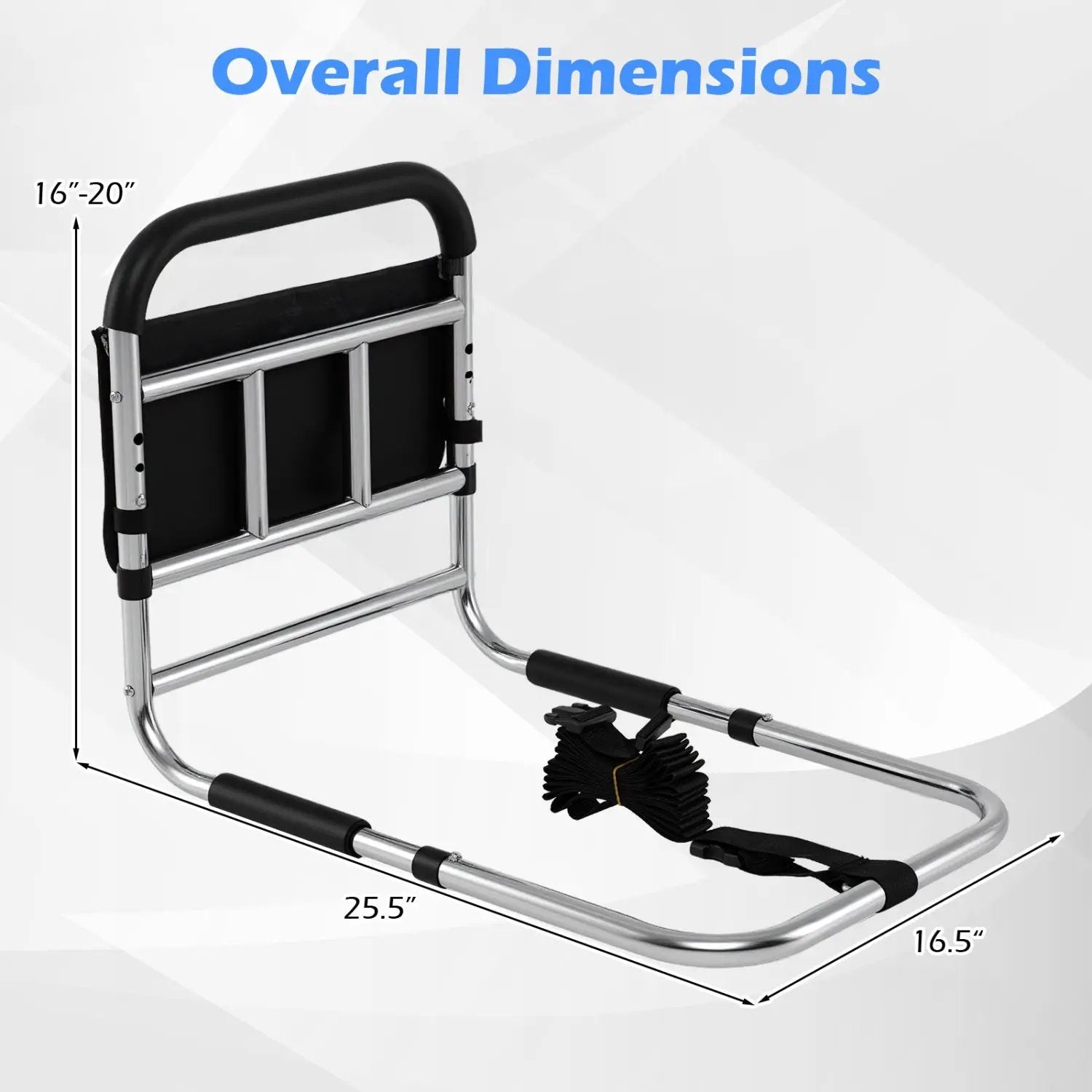 Bed Rails for Elderly Adults and Height Adjustable Bed Assist Safety Railings by DirectDeals