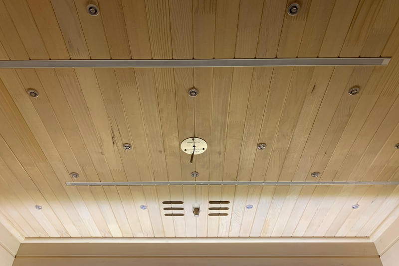 Blisspod | Bergen | Full Spectrum Ultimate Indoor Sauna | Red Light Therapy | 2 Person, installed in a room