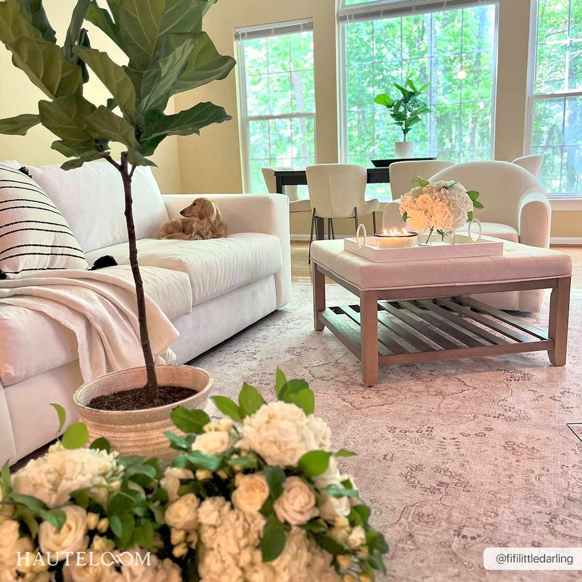 Bethany Vintage Flat Pile Washable Rug by Boutique Rugs