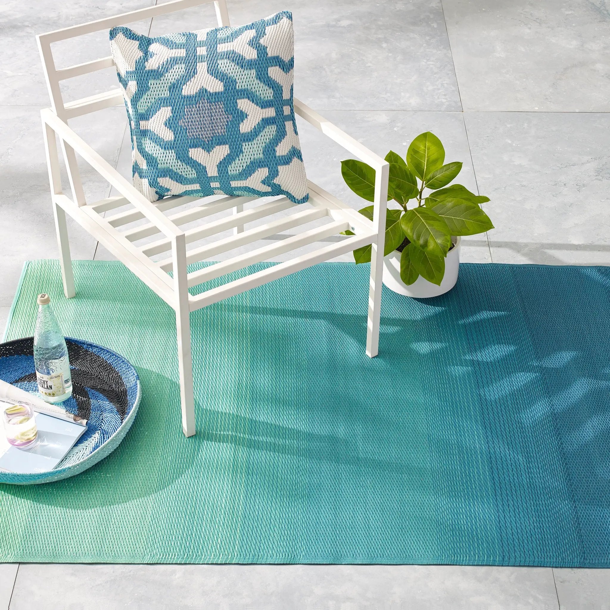 Big Sur Outdoor Rug for Patio by Fab Habitat