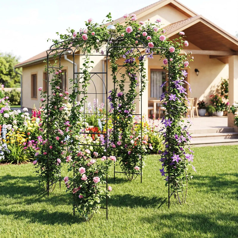 Birdcage Shape Gazebo for Climbing Plants and Wedding Ceremony Decoration by DirectDeals