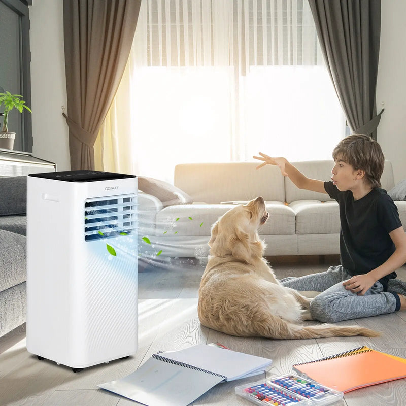 10000 BTU 4-in-1 Portable Air Conditioner with Dehumidifier and Sleep Mode by DirectDeals