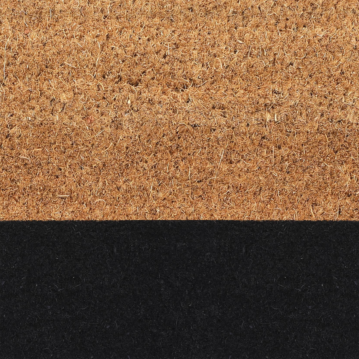 Black Belt Coir Doormat by Fab Habitat