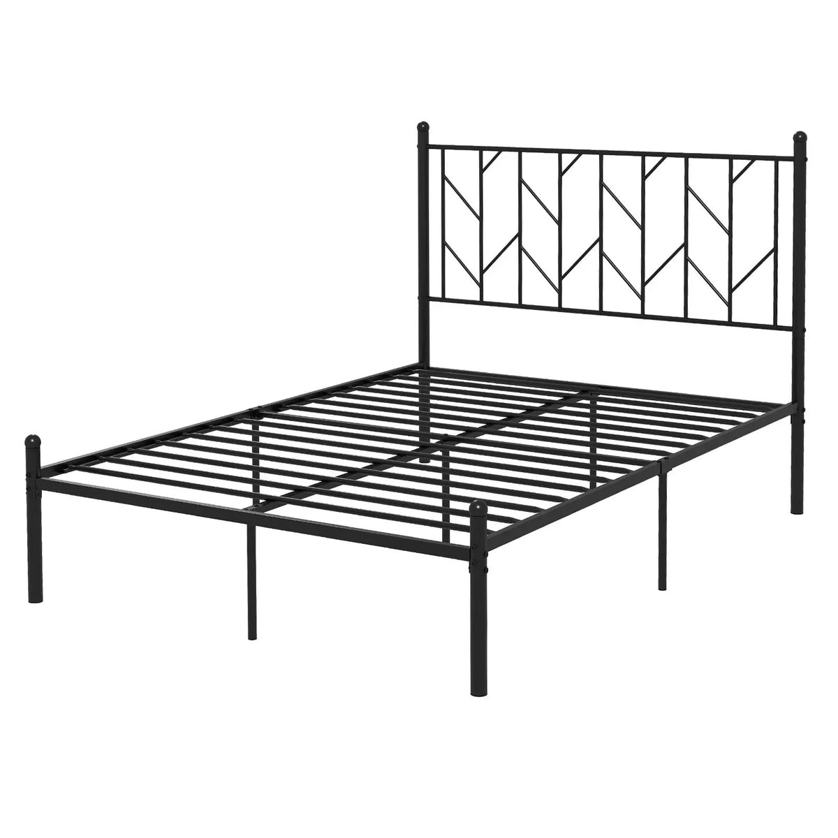 Twin/Full/Queen Size Platform Bed Frame with Sturdy Metal Slat Support by DirectDeals