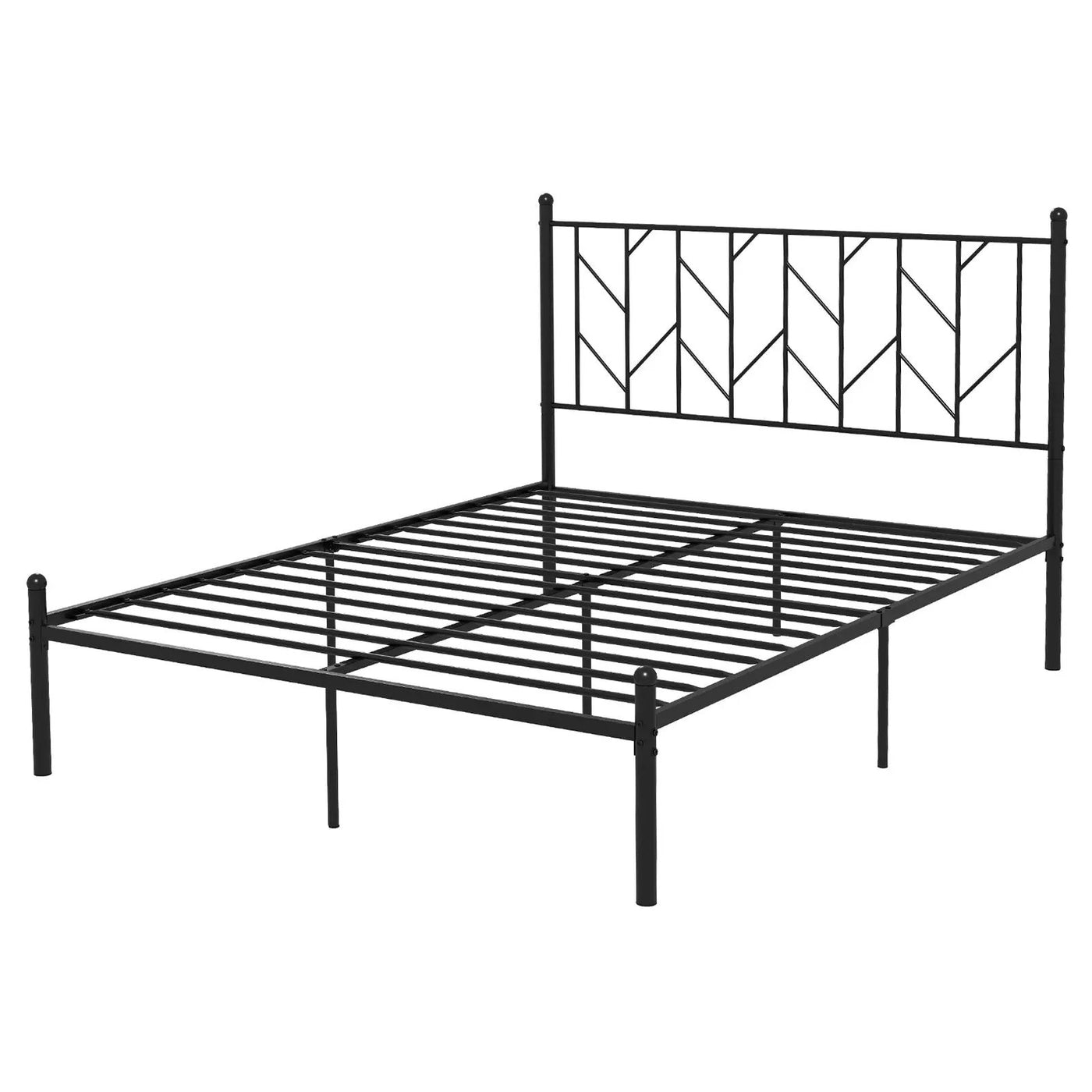 Twin/Full/Queen Size Platform Bed Frame with Sturdy Metal Slat Support by DirectDeals