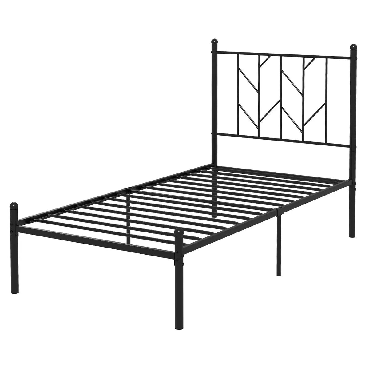 Twin/Full/Queen Size Platform Bed Frame with Sturdy Metal Slat Support by DirectDeals