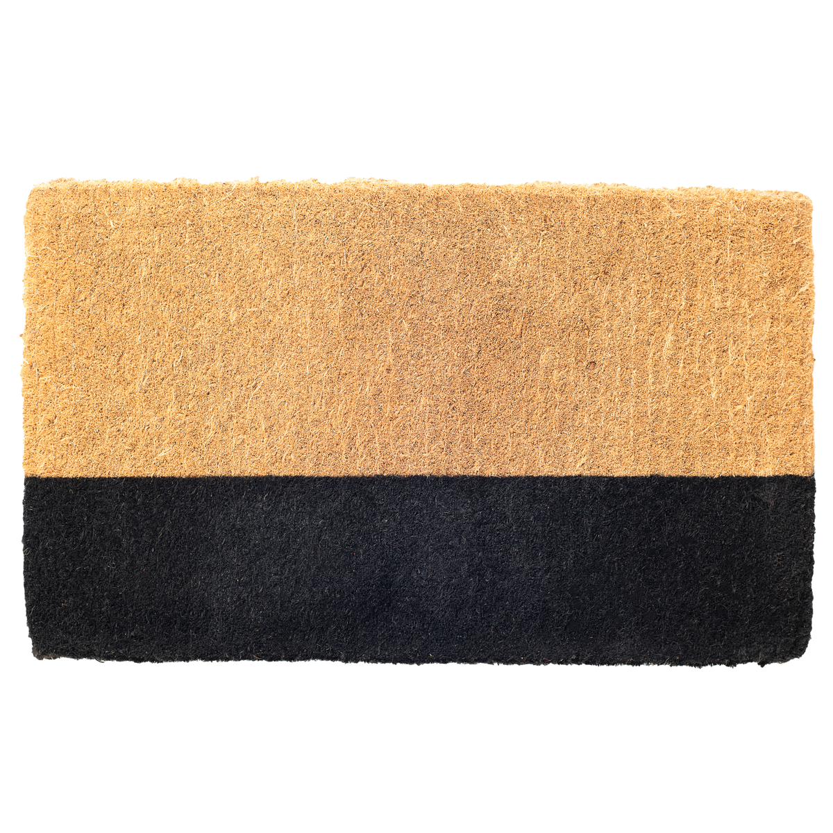 Black Belt Natural & Black Coir Doormat, photo 2 of 26