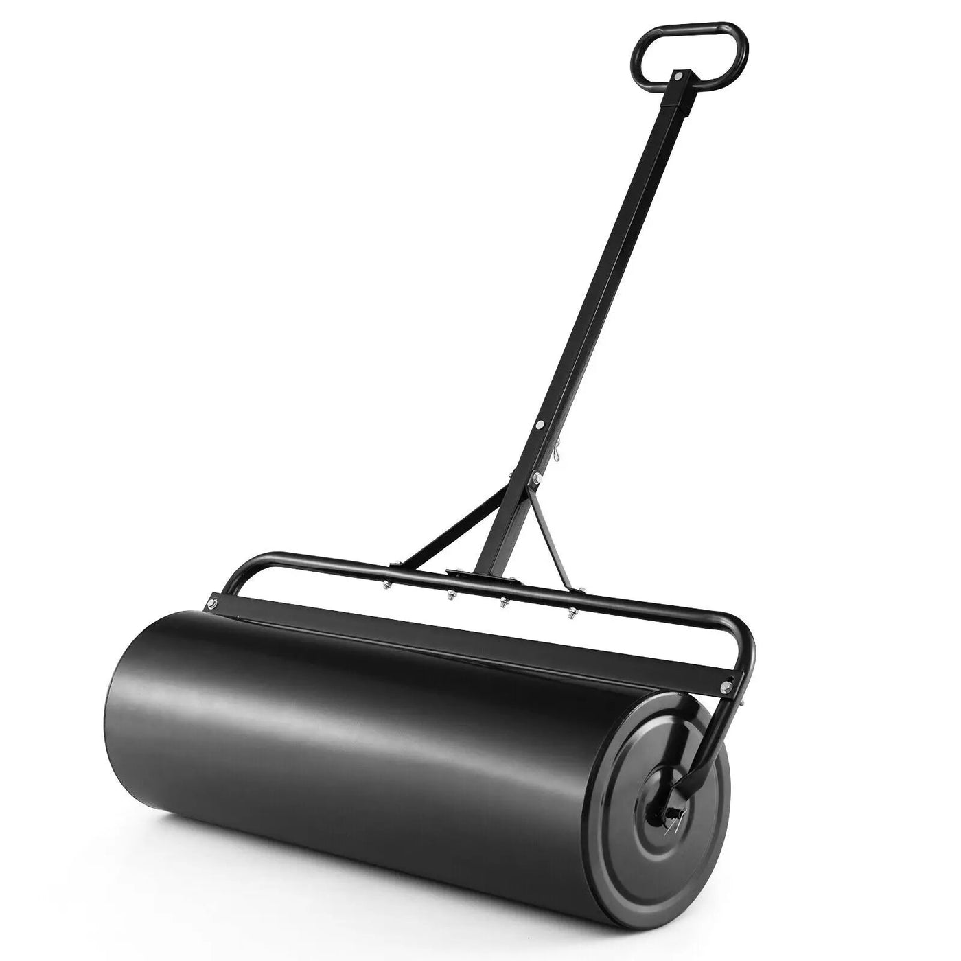 Metal Lawn Roller with Detachable Gripping Handle by DirectDeals
