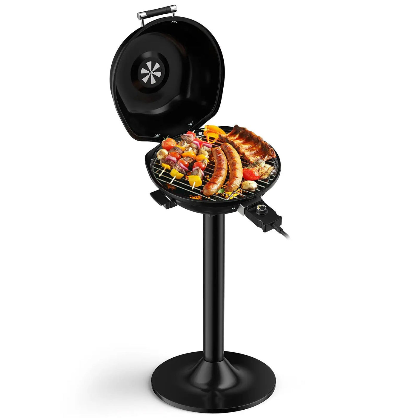 1600W Portable Electric BBQ Grill with Removable Non-Stick Rack by DirectDeals