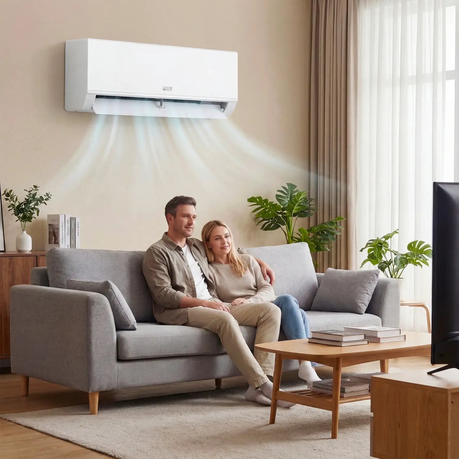 Blast Pro Series 12000 BTU 20 SEER2 115V Wifi Enabled Mini Split Air Conditioner and Heater by DirectDeals
