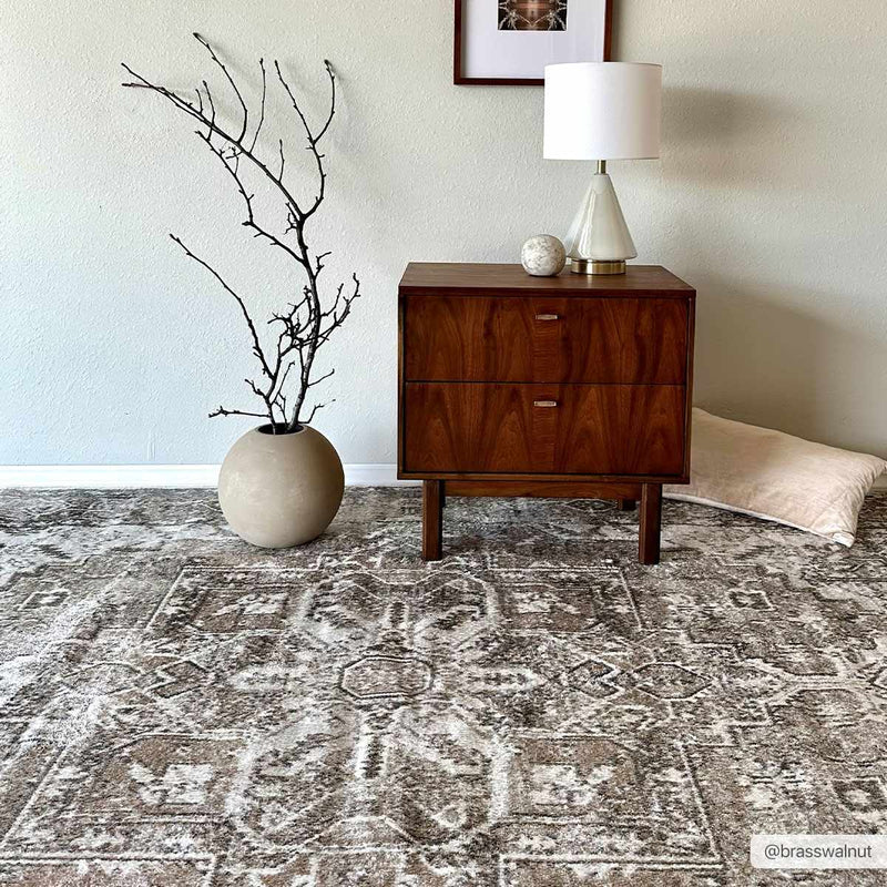 Hera Flat Pile Washable Rug by Boutique Rugs