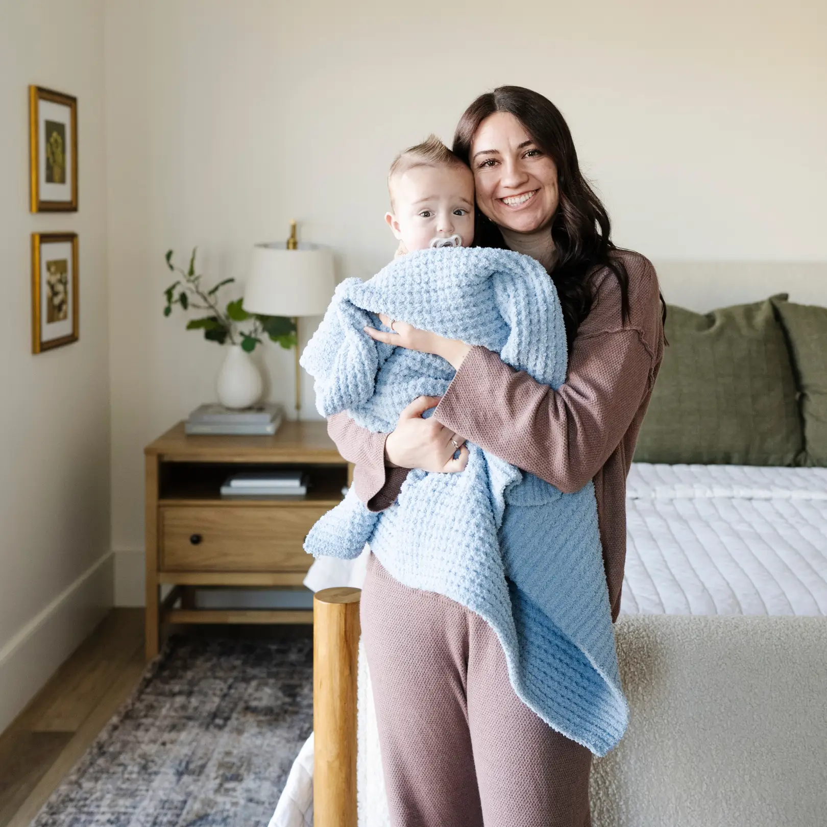 WAFFLE KNIT RECEIVING BLANKETS by HouseOfZazla