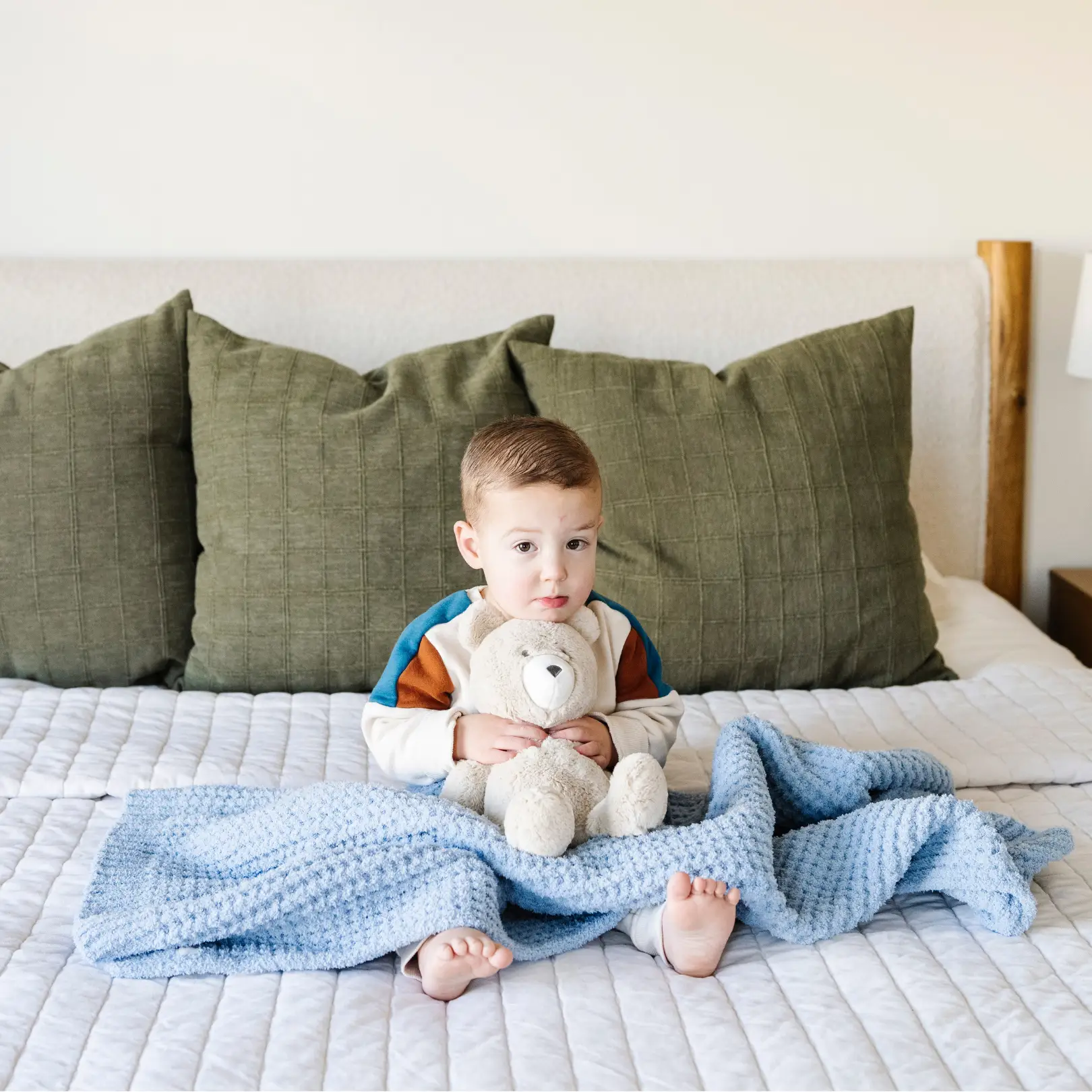 WAFFLE KNIT RECEIVING BLANKETS by HouseOfZazla