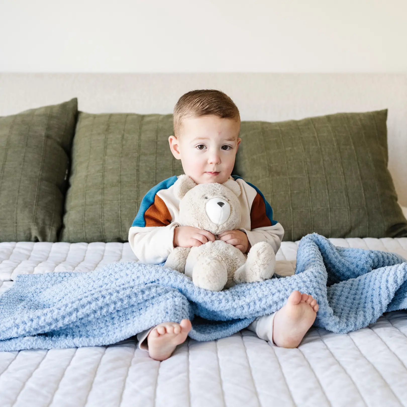 WAFFLE KNIT TODDLER BLANKETS by HouseOfZazla