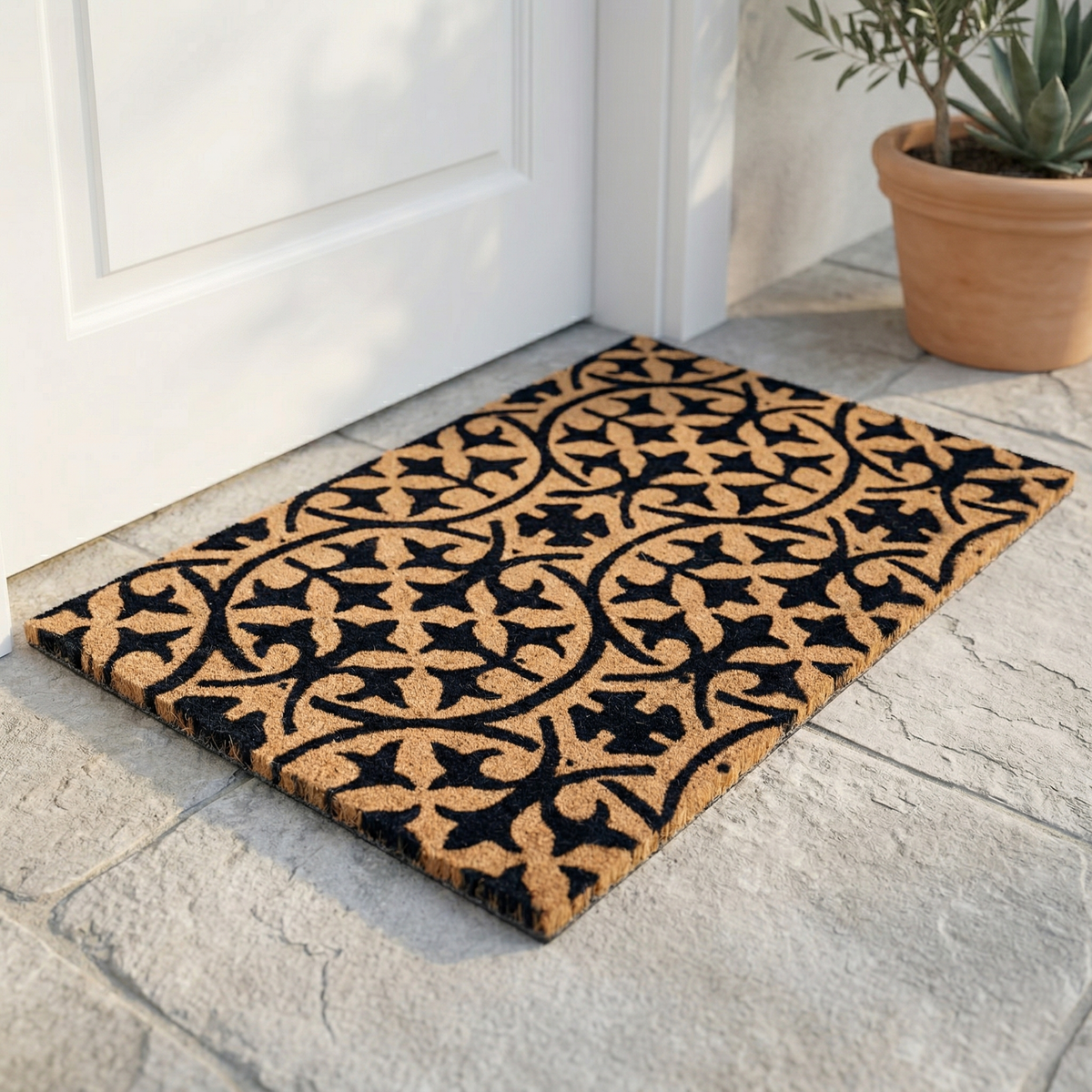 Blue Tile Coir Doormat, photo 5 of 20