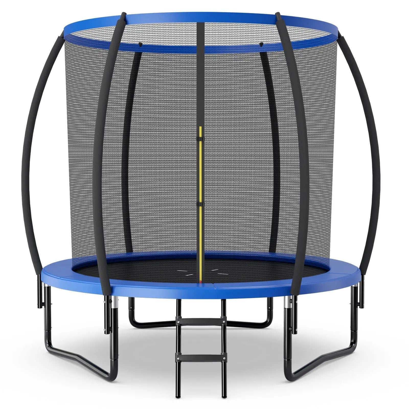 8 Feet ASTM Approved Recreational Trampoline with Ladder-Blue by DirectDeals