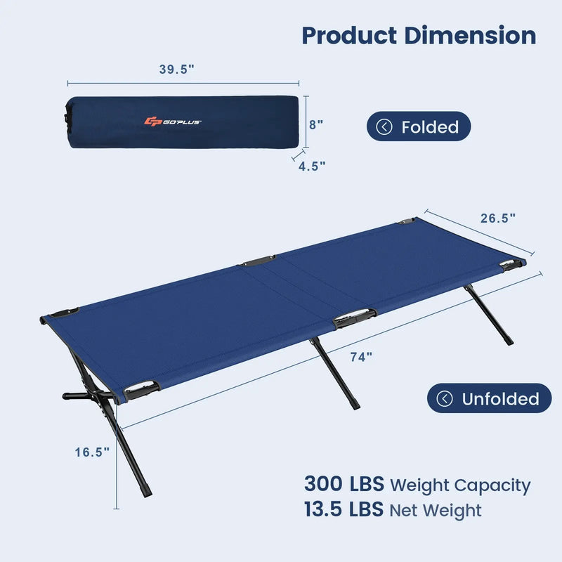 Adults Kids Folding Camping Cot by DirectDeals