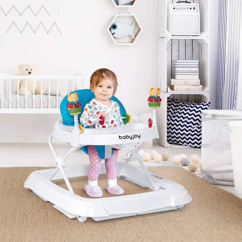 Adjustable Height Removable Folding Portable Baby Walker by DirectDeals