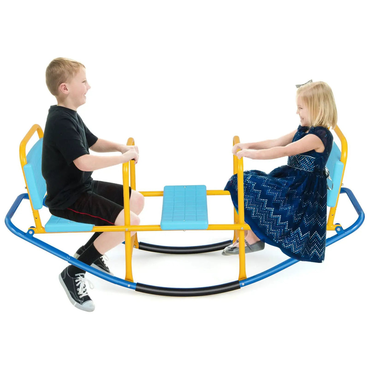 Outdoor Kids Seesaw Swivel Teeter for 3 to 8 Years Old by DirectDeals