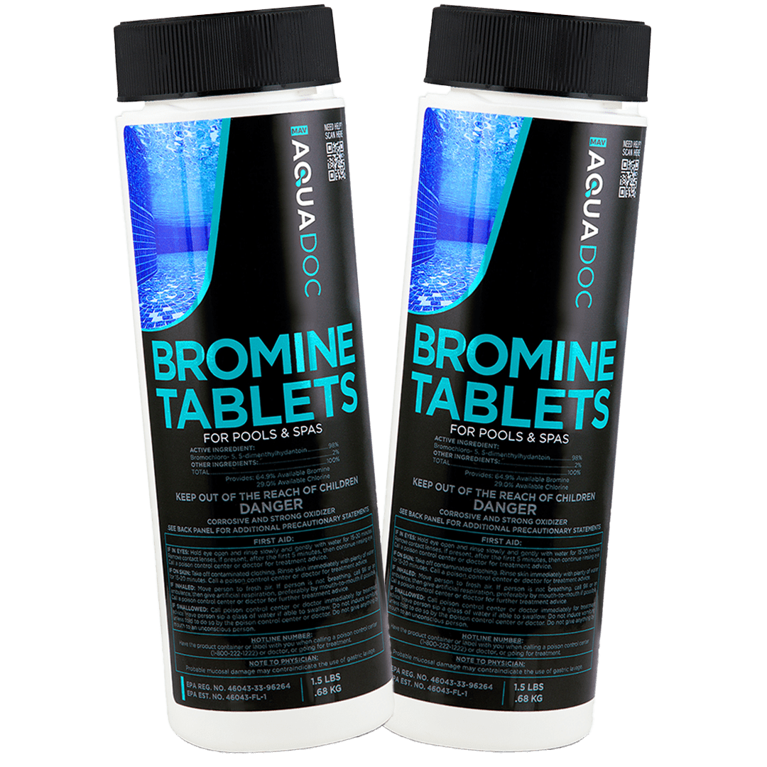 Bromine Tablets for Hot Tub by AquaDoc