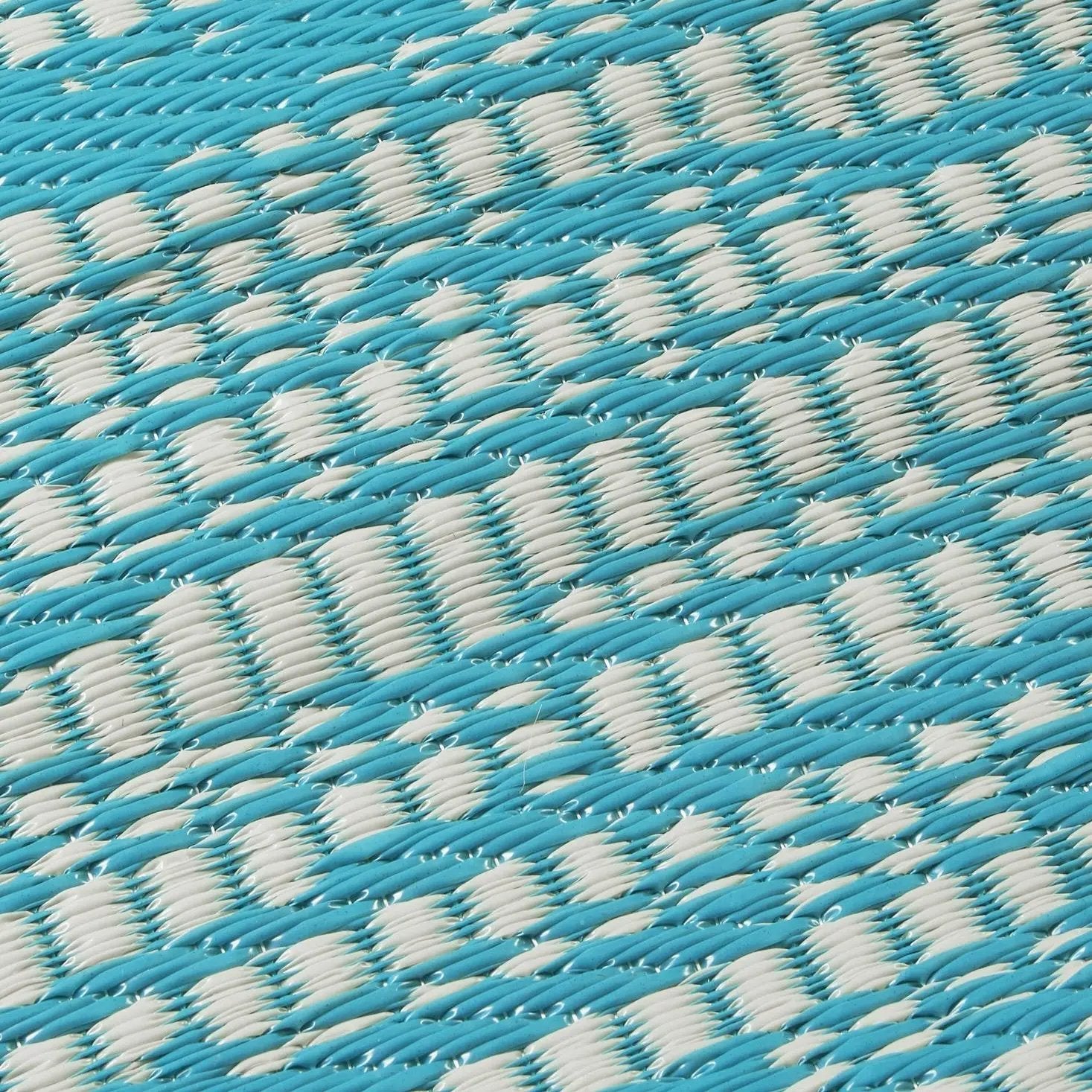 Brooklyn - Teal Outdoor Rug for Patio FINAL SALE by Fab Habitat