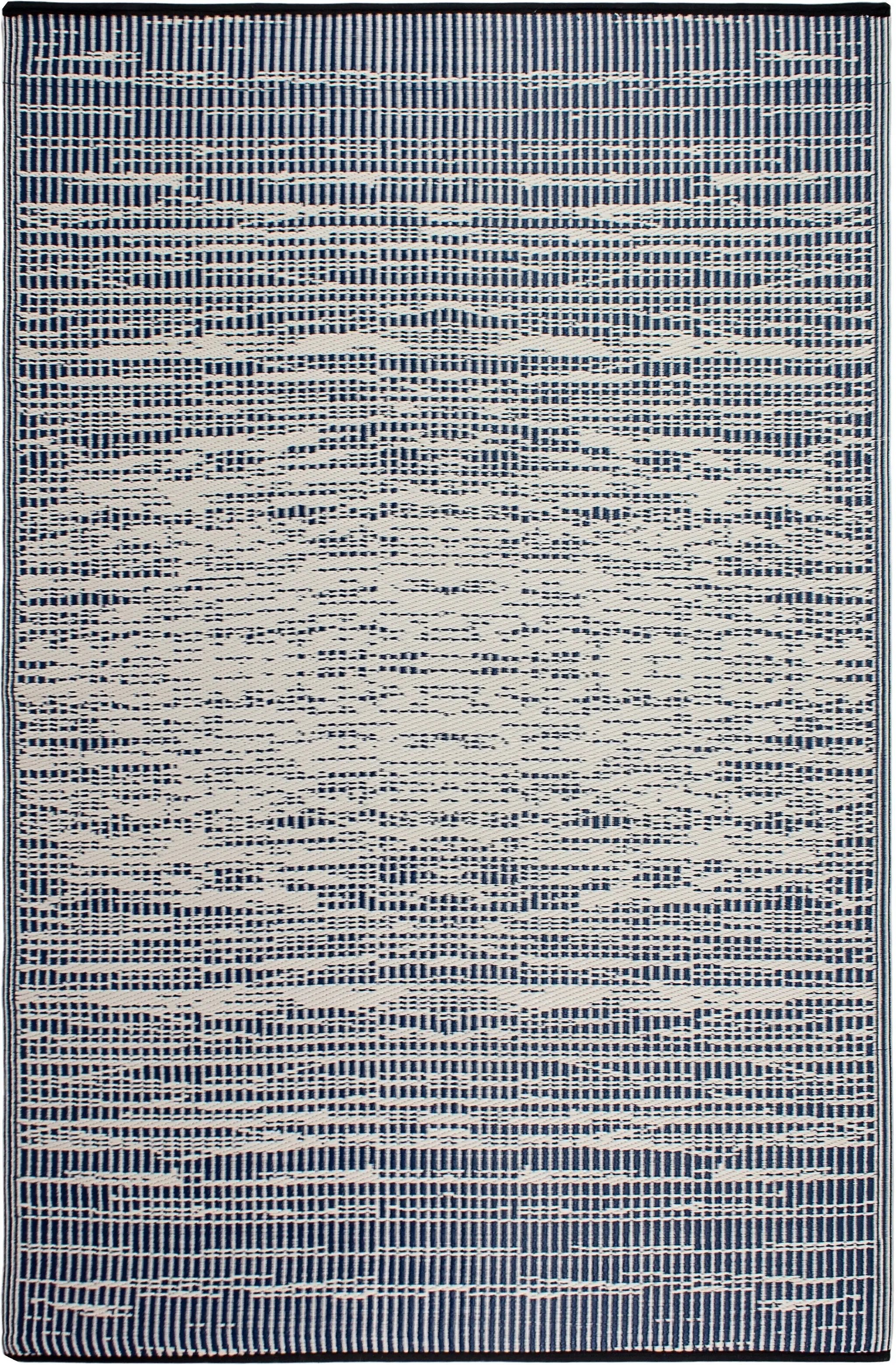 Brooklyn - Blue Outdoor Rug for Patio by Fab Habitat