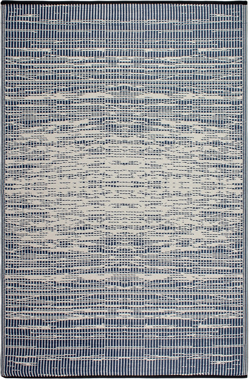 Brooklyn - Blue Outdoor Rug for Patio by Fab Habitat