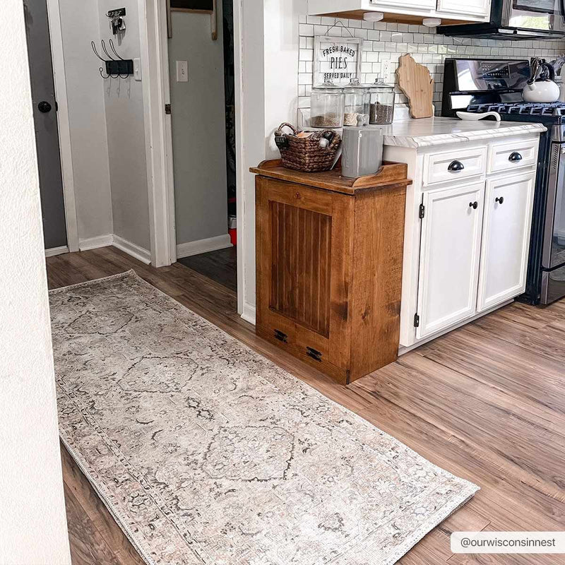 Brown Standon Vintage Washable Area Rug by Hauteloom