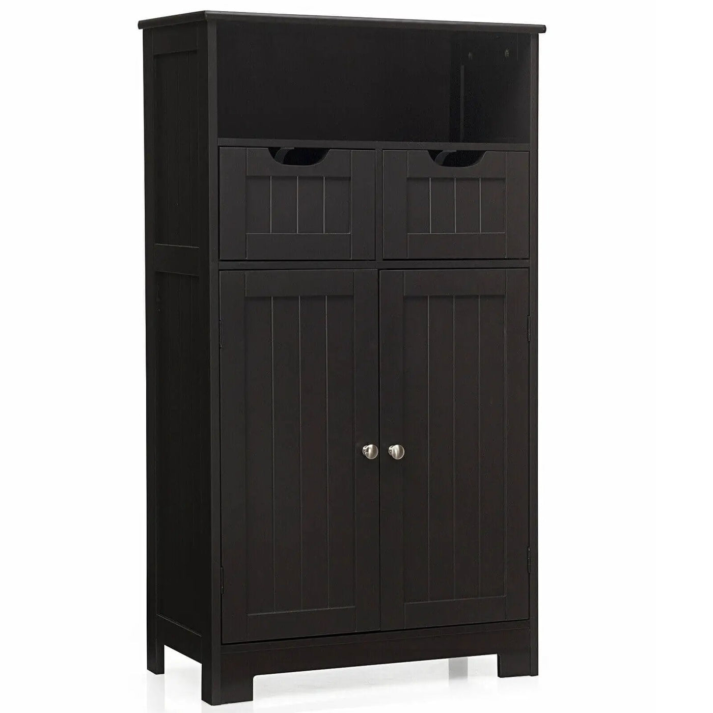 Bathroom Wooden Side Cabinet with 2 Drawers and 2 Doors by DirectDeals