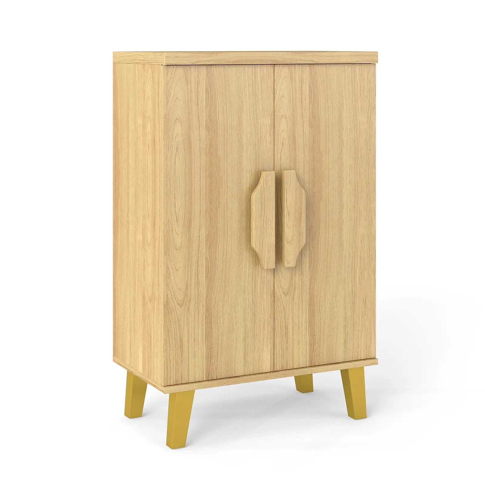 Buffet Cabinet with Double Doors and Raised Legs-Natural by DirectDeals