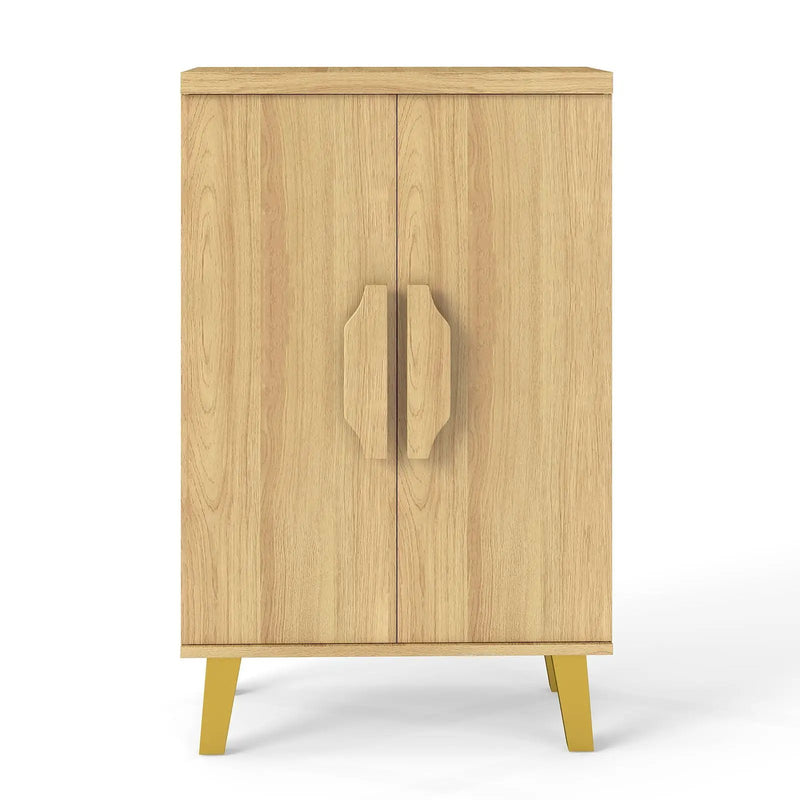 Buffet Cabinet with Double Doors and Raised Legs-Natural by DirectDeals