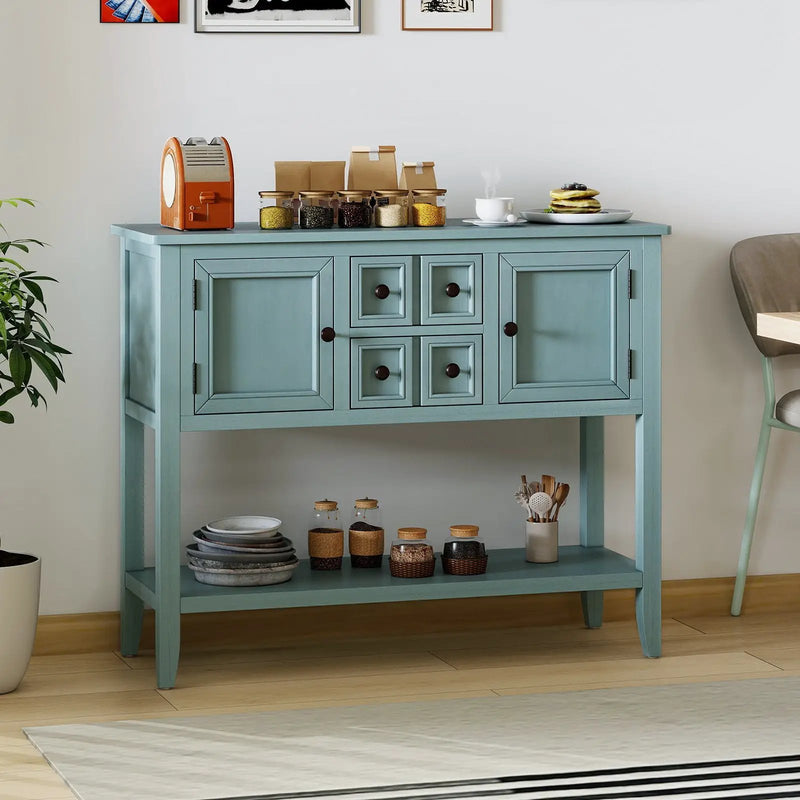Buffet Sideboard Cabinet with 2 Doors and 2 Drawers by DirectDeals