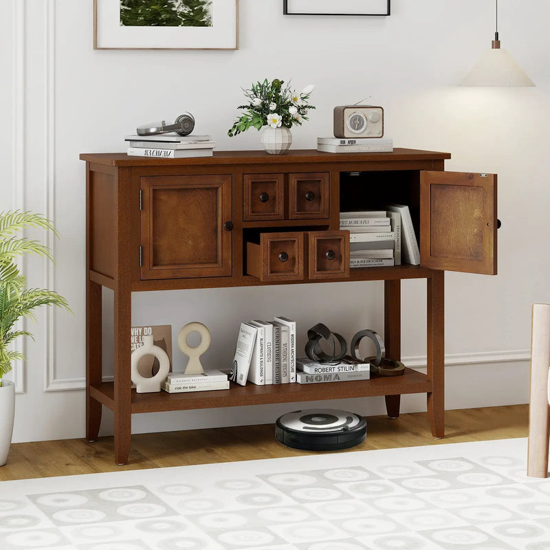 Buffet Sideboard Cabinet with 2 Doors and 2 Drawers by DirectDeals