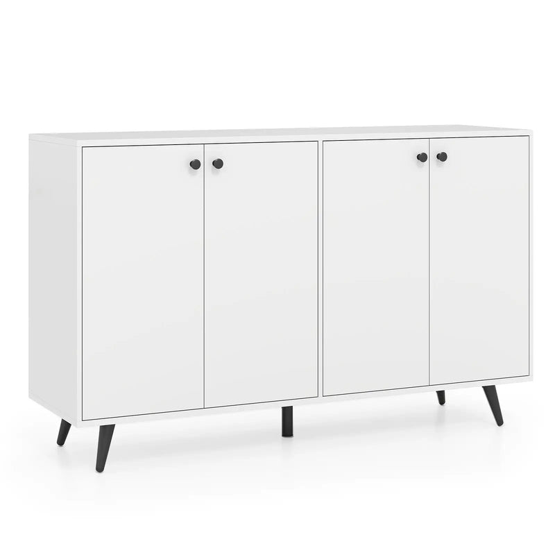Buffet Sideboard Mid Century Modern Storage Cabinet with Adjustable Shelves by DirectDeals