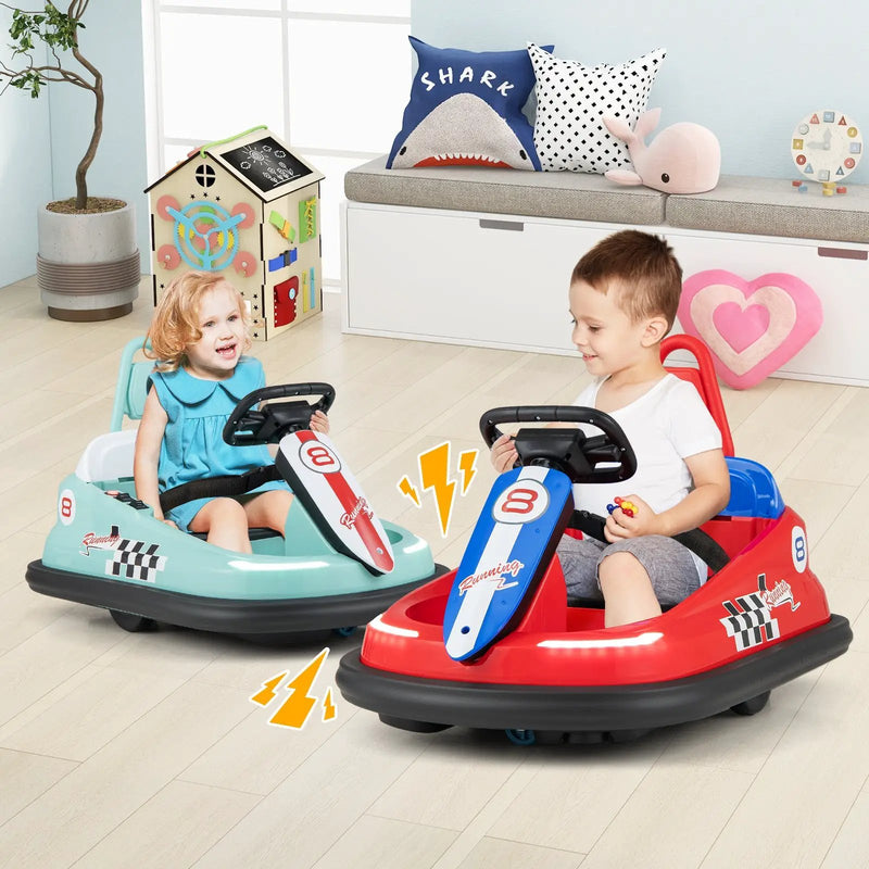 6V kids Ride-on Bumper Car with 360° Spinning and Dual Motors by DirectDeals