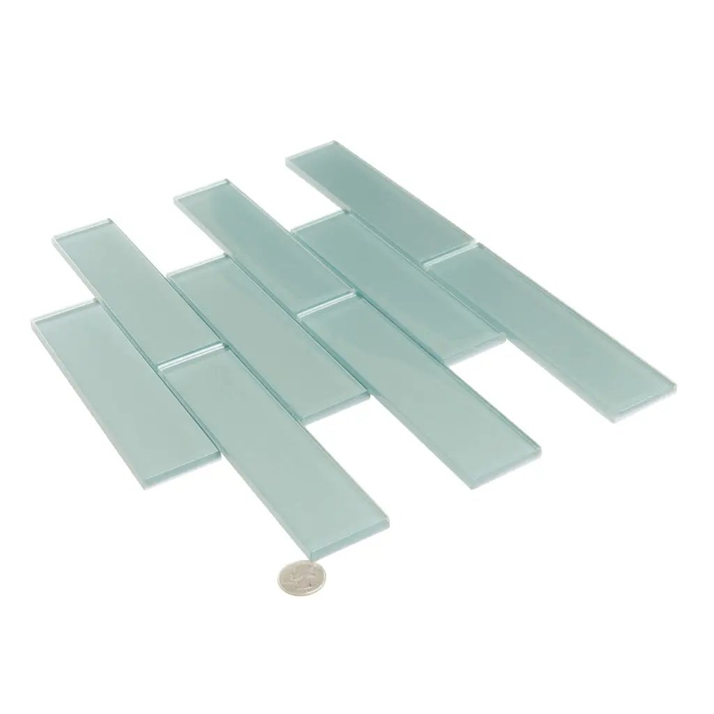 Ocean Blue 12x12 Glossy Glass Mosaic Tile (5 pack, 4.83 sq ft/case) by Apollo Tile