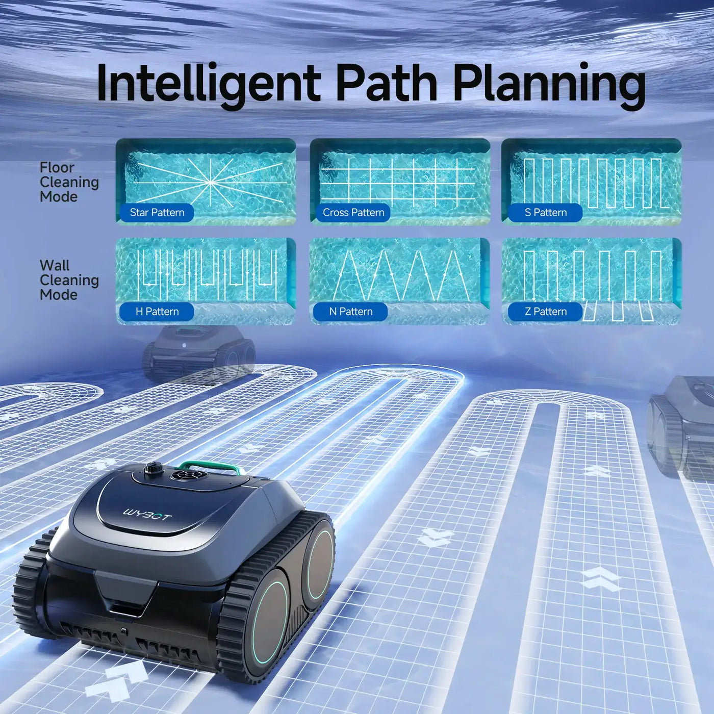 (2026 Upgrade) WYBOT C1 Cordless Robotic Pool Cleaner by WYBOT