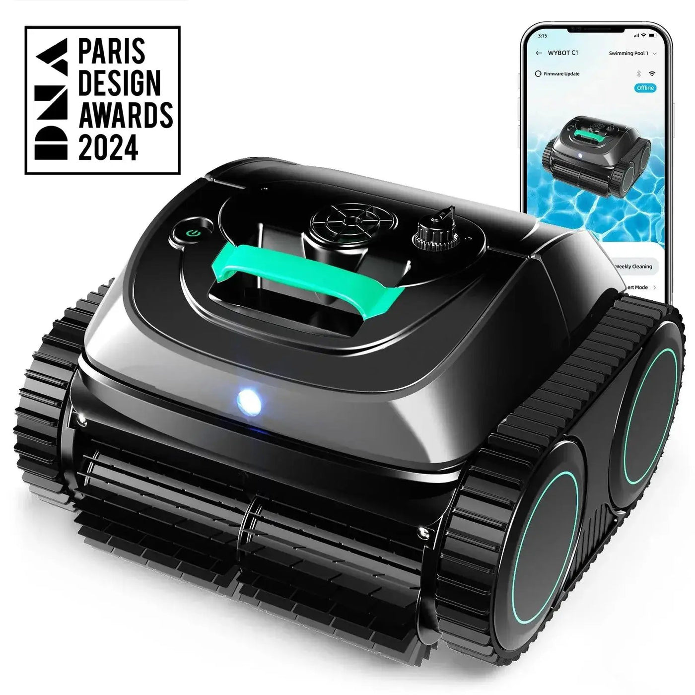 (2026 Upgrade) WYBOT C1 Cordless Robotic Pool Cleaner by WYBOT