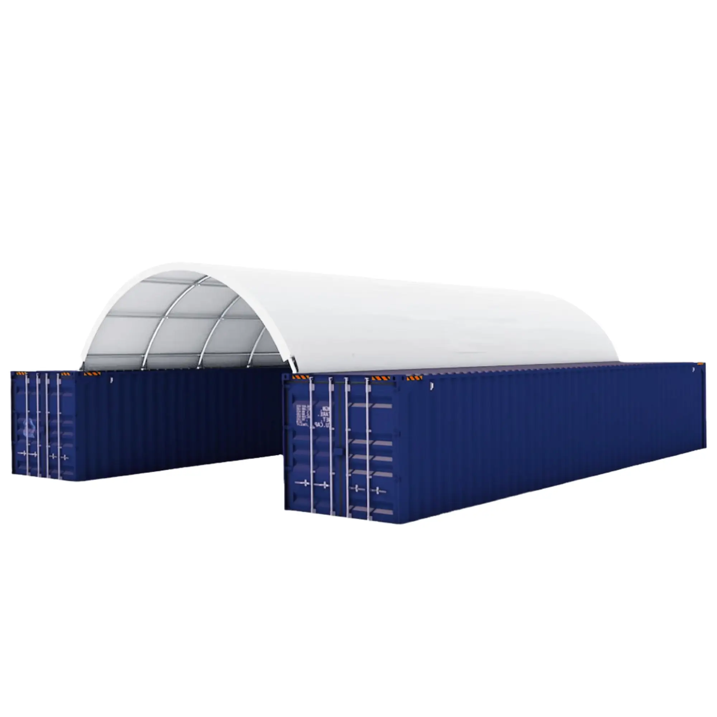 20x40 ft Container Shelter with Closed Back Panel by Chery Industrial
