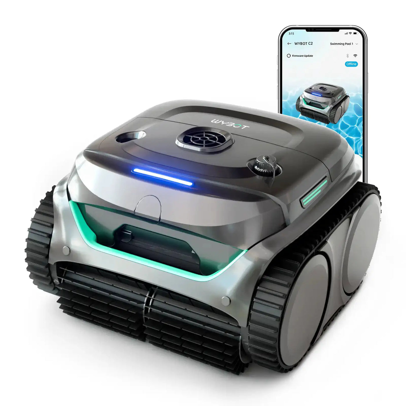 (2026 Upgrade) WYBOT C2 Cordless Robotic Pool Cleaner by WYBOT