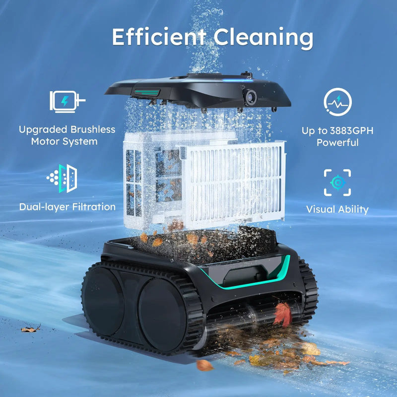 (2026 New) WYBOT C2 Vision Cordless Robotic Pool Cleaner by WYBOT
